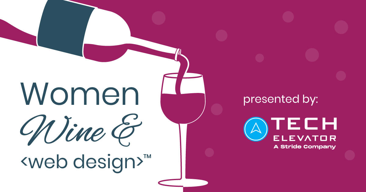 Women, Wine and Web Design advertisement